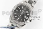Rolex DateJust 41 126334 Clean 1:1 Best Edition 904L Steel Gray Stick Dial on Oyster Bracelet VR3235 Super Clone Watch - Image 2