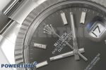 Rolex DateJust 41 126334 Clean 1:1 Best Edition 904L Steel Gray Stick Dial on Oyster Bracelet VR3235 Super Clone Watch - Image 4