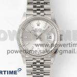 DateJust 126334 904L SS Clean Factory Best Edition Silver Dial on Jubilee Bracelet S3235