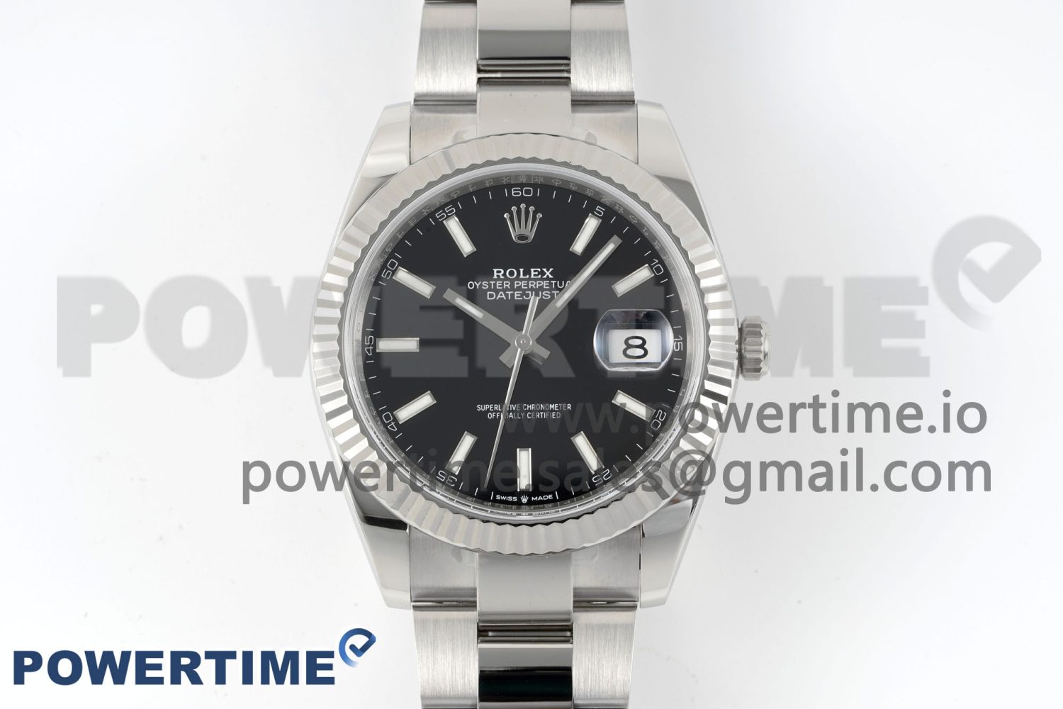 DateJust 126334 904L SS Clean Factory Best Edition Black Dial on Oyster Bracelet S3235 - Image 1