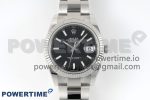 DateJust 126334 904L SS Clean Factory Best Edition Black Dial on Oyster Bracelet S3235