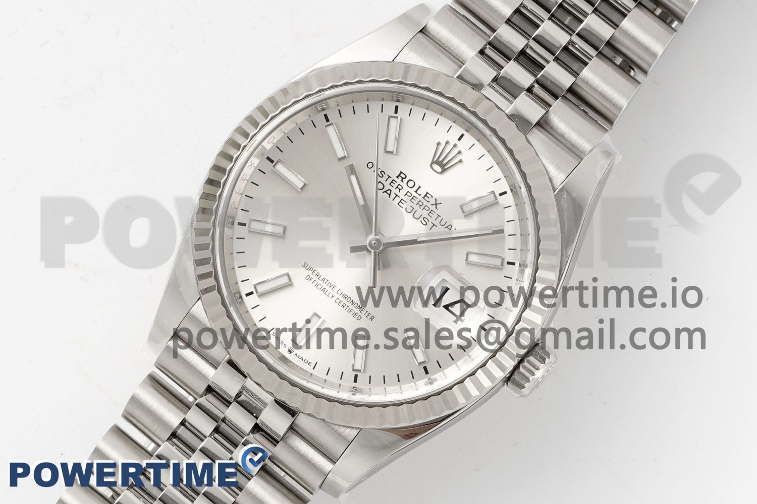 DateJust 126334 904L SS Clean Factory Best Edition Silver Dial on Jubilee Bracelet S3235 - Image 2