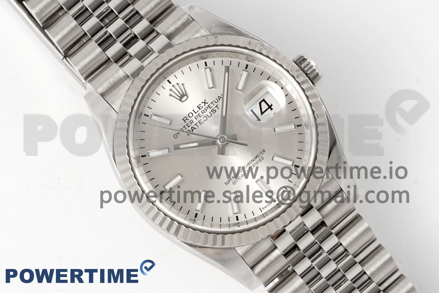 DateJust 126334 904L SS Clean Factory Best Edition Silver Dial on Jubilee Bracelet S3235 - Image 3