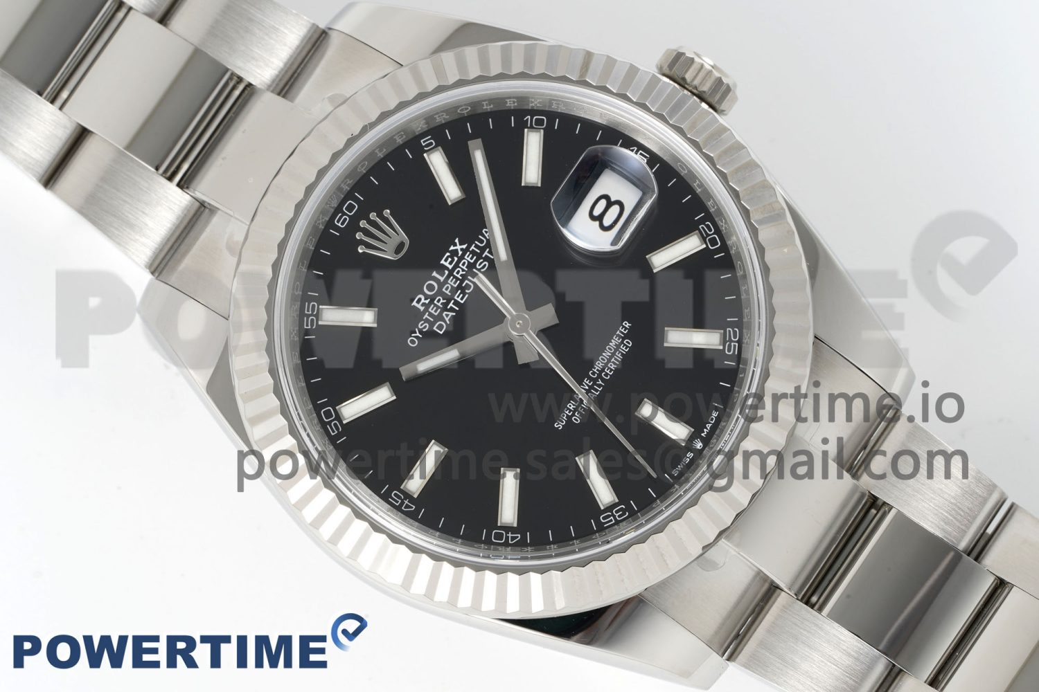 DateJust 126334 904L SS Clean Factory Best Edition Black Dial on Oyster Bracelet S3235 - Image 3