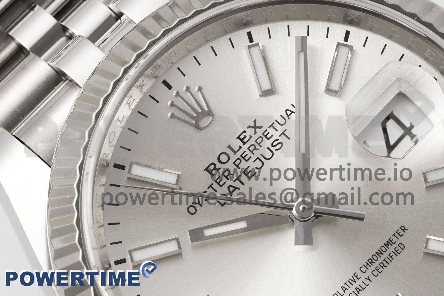 DateJust 126334 904L SS Clean Factory Best Edition Silver Dial on Jubilee Bracelet S3235 - Image 4