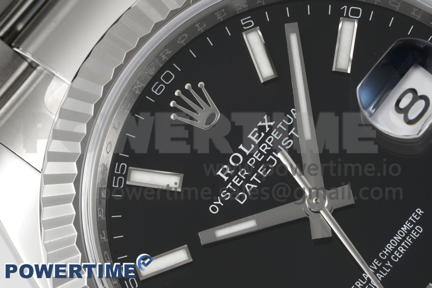 DateJust 126334 904L SS Clean Factory Best Edition Black Dial on Oyster Bracelet S3235 - Image 4