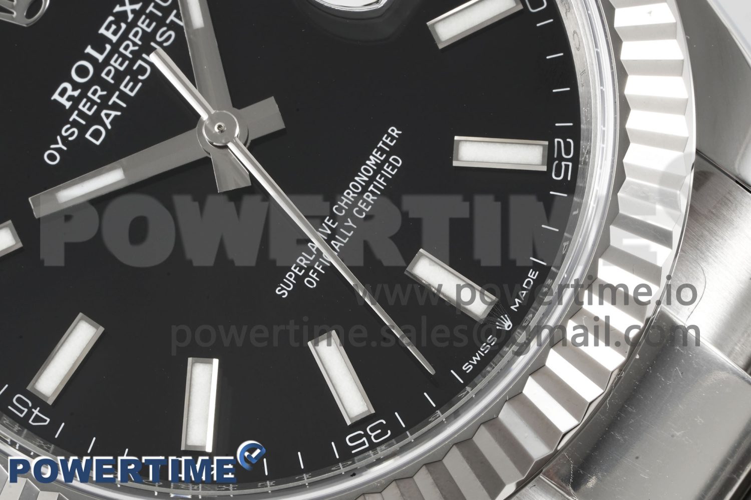 DateJust 126334 904L SS Clean Factory Best Edition Black Dial on Oyster Bracelet S3235 - Image 5