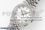DateJust 36 126234 904L SS Clean Factory 1:1 Best Edition Fluted Bezel White Dial on Jubilee Bracelet VR3235 - Image 2