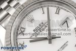 DateJust 36 126234 904L SS Clean Factory 1:1 Best Edition Fluted Bezel White Dial on Jubilee Bracelet VR3235 - Image 4