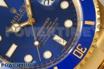 Submariner 116618 LB Blue Ceramic YG Plated 904L Steel Clean Factory 1:1 Best Edition VR3135 Super Clone - Image 5