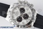 Daytona 116509 Clean 1:1 Best Edition 904L SS Case White Dial on Rubber Strap SA4130 V2 - Image 3
