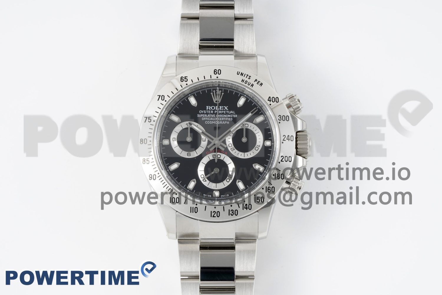 Daytona 116520 Clean Factory 1:1 Best Edition 904L SS Case and Bracelet Black Dial SA4130 - Image 1