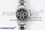 Daytona 116520 Clean Factory 1:1 Best Edition 904L SS Case and Bracelet Black Dial SA4130