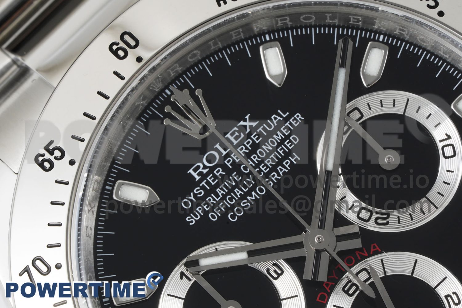 Daytona 116520 Clean Factory 1:1 Best Edition 904L SS Case and Bracelet Black Dial SA4130 - Image 4