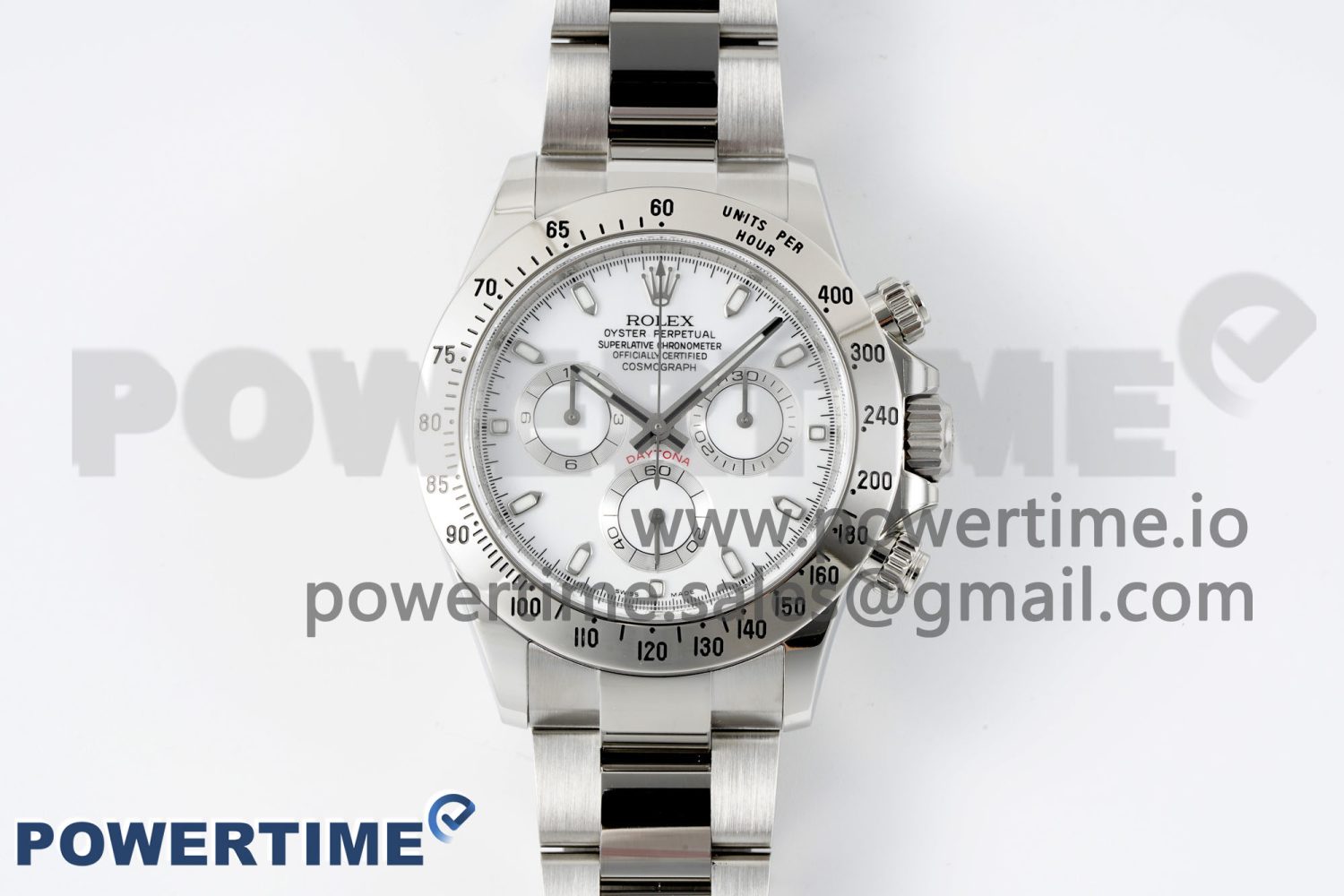 Daytona 116520 Clean Factory 1:1 Best Edition 904L SS Case and Bracelet White Dial SA4130 - Image 1
