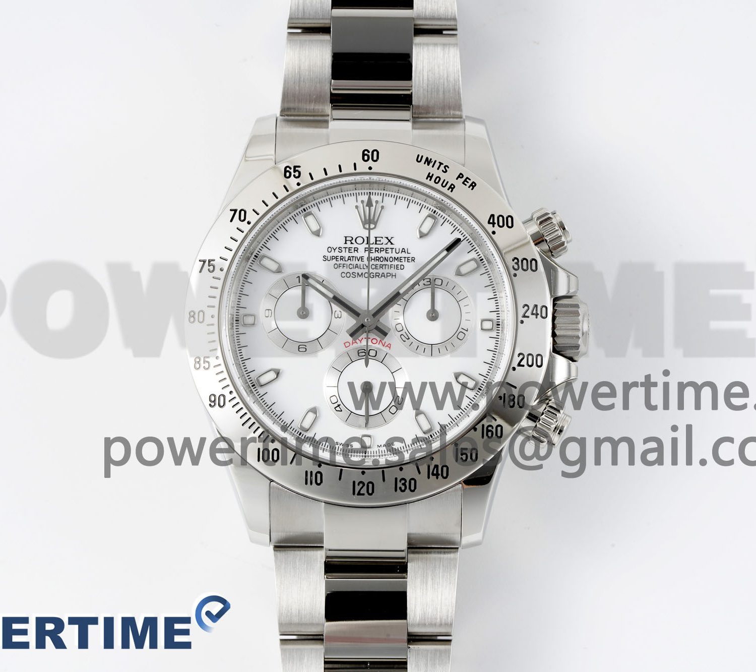 Daytona 116520 Clean Factory 1:1 Best Edition 904L SS Case and Bracelet White Dial SA4130