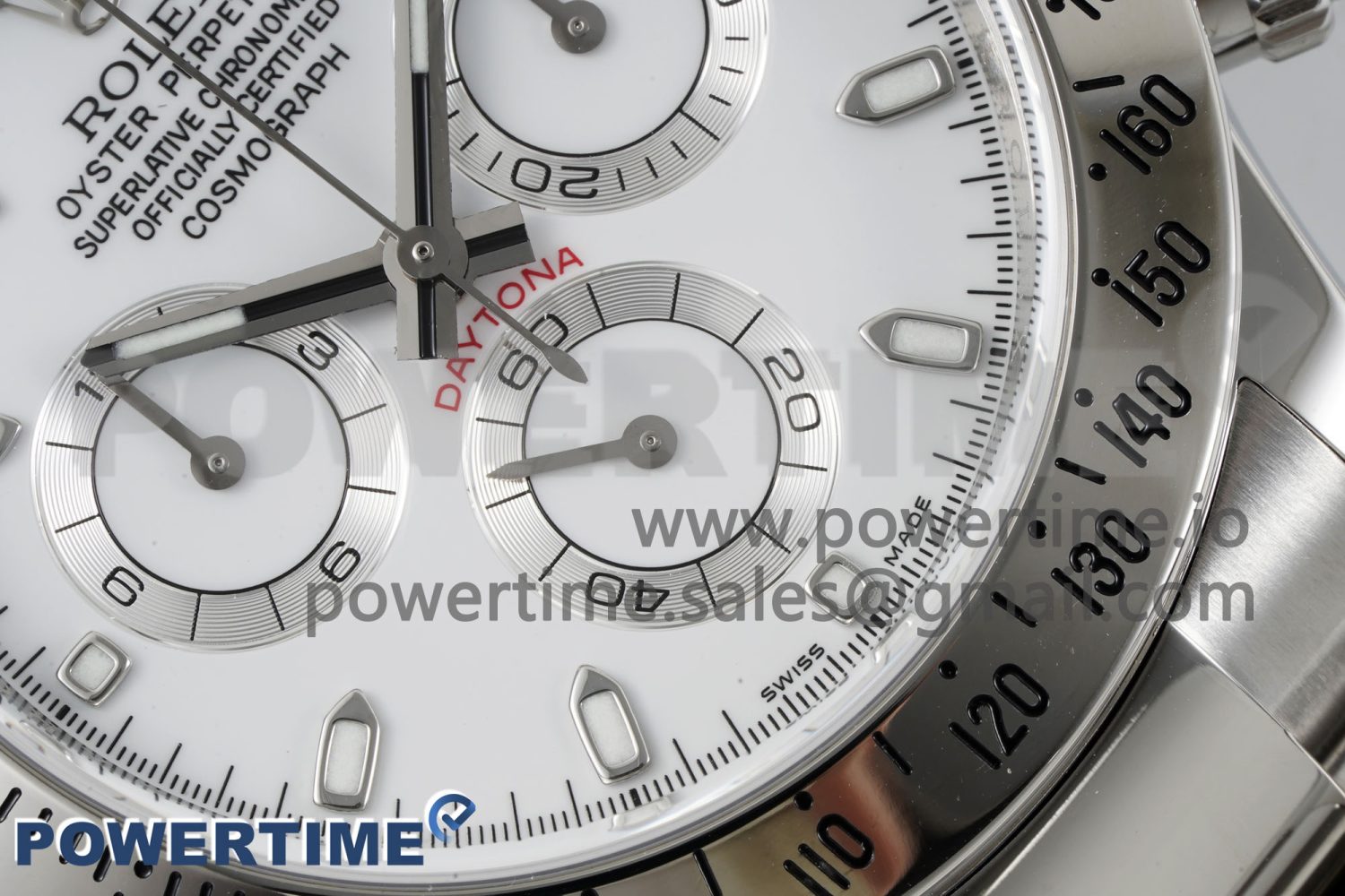 Daytona 116520 Clean Factory 1:1 Best Edition 904L SS Case and Bracelet White Dial SA4130 - Image 5