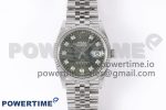 DateJust 36 126234 Clean 1:1 Best Edition 904L Steel Green Leaf Diamonds Dial on Jubilee Bracelet VR3235