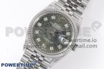 DateJust 36 126234 Clean 1:1 Best Edition 904L Steel Green Leaf Diamonds Dial on Jubilee Bracelet VR3235 - Image 2