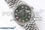 DateJust 36 126234 Clean 1:1 Best Edition 904L Steel Green Leaf Diamonds Dial on Jubilee Bracelet VR3235 - Image 3