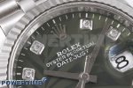 DateJust 36 126234 Clean 1:1 Best Edition 904L Steel Green Leaf Diamonds Dial on Jubilee Bracelet VR3235 - Image 4