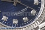 DateJust 36 126234 Clean 1:1 Best Edition 904L Steel Blue Textured Diamonds Dial on Jubilee Bracelet VR3235 - Image 5
