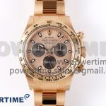 Daytona 116505 Clean 1:1 Best Edition RG Dial Black Markers on RG Bracelet SA4130 V2