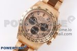 Daytona 116505 Clean 1:1 Best Edition RG Dial Black Markers on RG Bracelet SA4130 V2 - Image 2