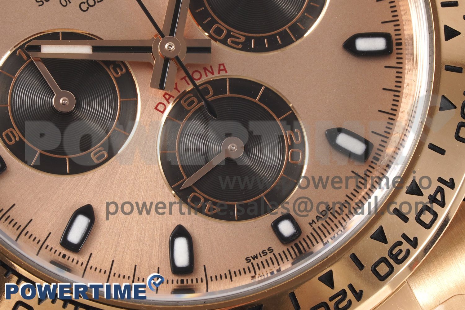 Daytona 116505 Clean 1:1 Best Edition RG Dial Black Markers on RG Bracelet SA4130 V2 - Image 5