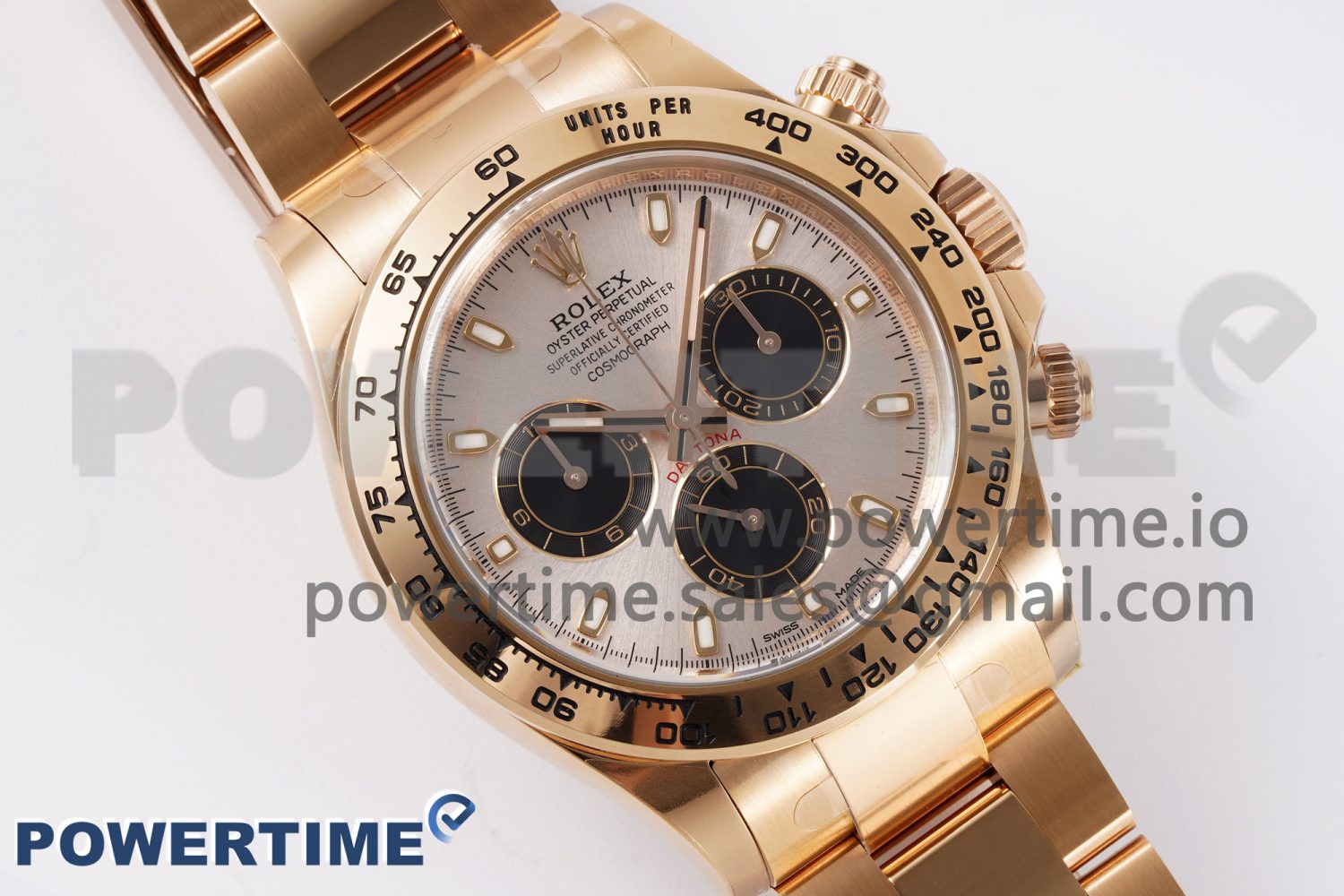 Daytona 116505 Clean 1:1 Best Edition Silver Dial RG Markers on RG Bracelet SA4130 V2 - Image 3