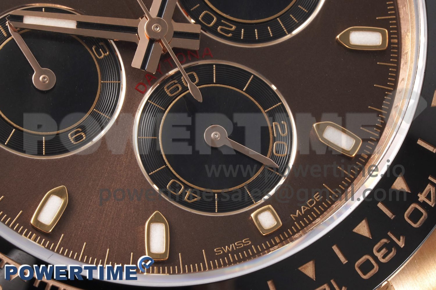 Daytona 116515 Clean 1:1 Best Edition Chocolate Dial Lume Markers on Oysterflex Strap SA4130 V2 - Image 5