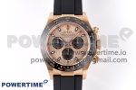 Daytona 116515 Clean 1:1 Best Edition RG Dial Black Markers on Oysterflex Strap SA4130 V2