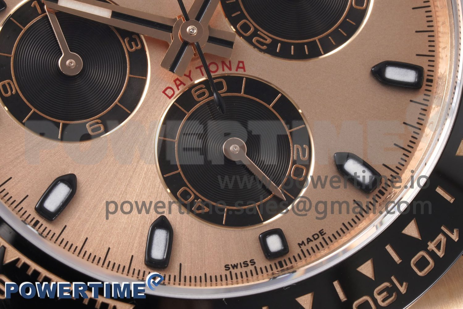 Daytona 116515 Clean 1:1 Best Edition RG Dial Black Markers on Oysterflex Strap SA4130 V2 - Image 5