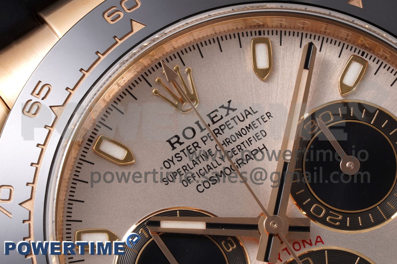 Daytona 116515 Clean 1:1 Best Edition Silver Dial RG Markers on Oysterflex Strap SA4130 V2 - Image 4