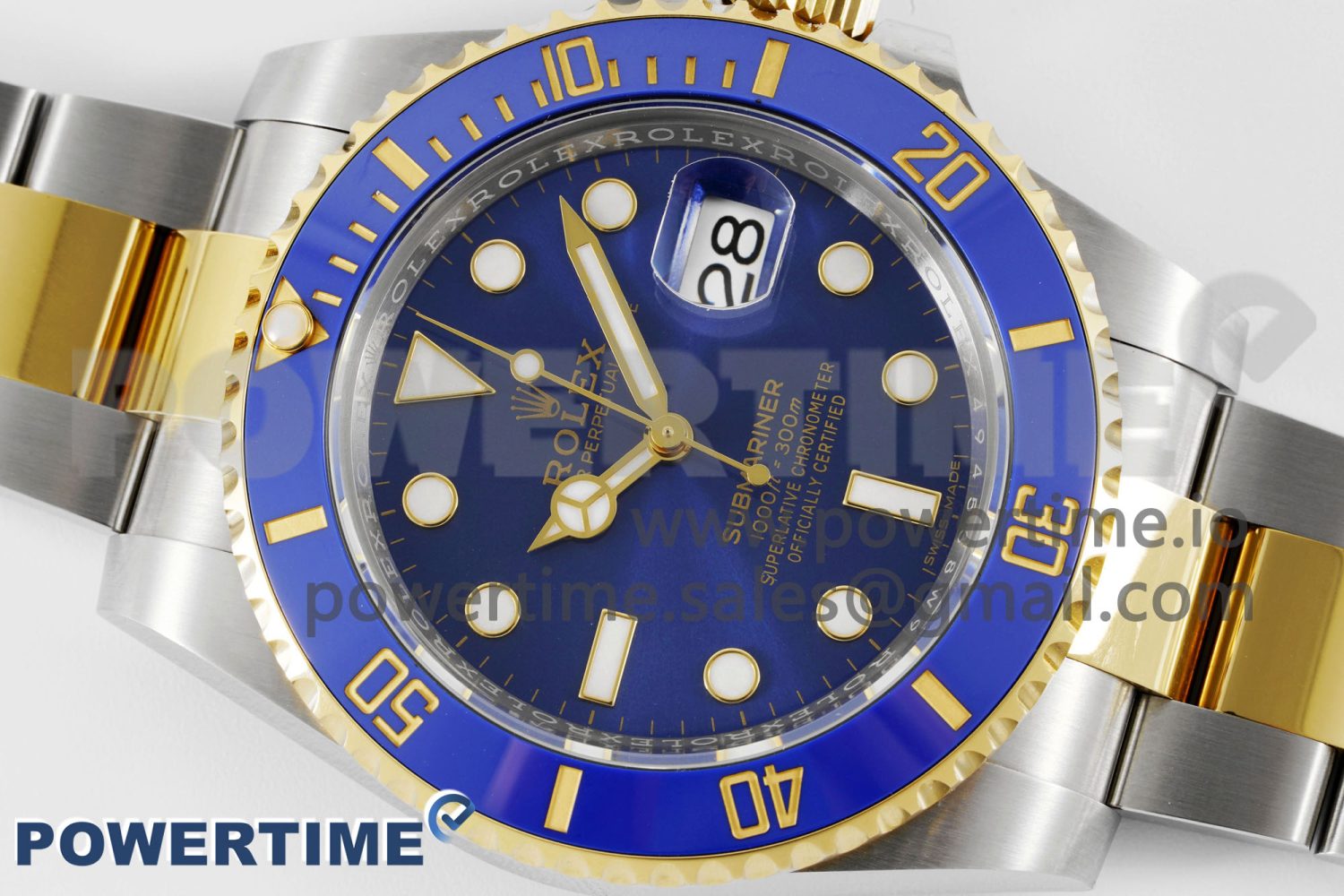 Submariner 116613 LB Blue Ceramic Clean Factory 1:1 Best Edition 904L SS Case and Bracelet VR3135 Super Clone - Image 3