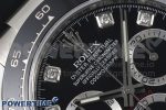 Daytona 116519 Clean Factory 1:1 Best Edition Black Diamonds Dial on Oysterflex Rubber Strap SA4130 Super Clone - Image 4