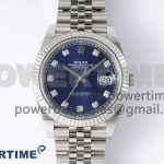 Datejust 126334 41mm Clean Plus 1:1 Best Edition 904L Blue Diamonds Dial on Jubilee Bracelet DD3235