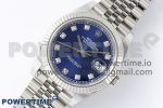 DateJust 41 126334 Clean 1:1 Best Edition 904L Steel Blue Diamond Dial on Jubilee Bracelet VR3235 Super Clone - Image 2
