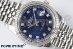 DateJust 41 126334 Clean 1:1 Best Edition 904L Steel Blue Diamond Dial on Jubilee Bracelet VR3235 Super Clone - Image 3