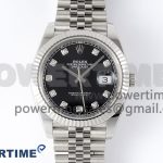 DateJust 41mm 126334 Clean Plus 1:1 Best Edition Black Dial on Jubilee Bracelet DD3235