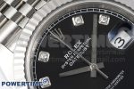 DateJust 41 126334 Clean 1:1 Best Edition 904L Steel Black Diamond Dial on Jubilee Bracelet VR3235 Super Clone - Image 4
