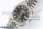 DateJust 41 126334 Clean 1:1 Best Edition 904L Steel Gray Diamond Dial on Jubilee Bracelet VR3235 Super Clone - Image 2