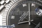 DateJust 41 126334 Clean 1:1 Best Edition 904L Steel Gray Diamond Dial on Jubilee Bracelet VR3235 Super Clone - Image 4