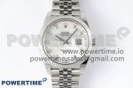 DateJust 36 126234 Clean 1:1 Best Edition 904L Steel White MOP Diamonds Dial on Jubilee Bracelet VR3235