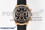 Daytona 116515 Clean 1:1 Best Edition Black Diamonds Dial on Oysterflex Strap SA4130 V2