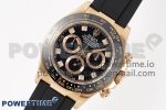 Daytona 116515 Clean 1:1 Best Edition Black Diamonds Dial on Oysterflex Strap SA4130 V2 - Image 2
