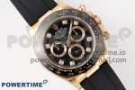 Daytona 116515 Clean 1:1 Best Edition Black Diamonds Dial on Oysterflex Strap SA4130 V2 - Image 3
