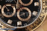 Daytona 116505 Clean 1:1 Best Edition Black Diamonds Dial on RG Bracelet SA4130 V2 - Image 5