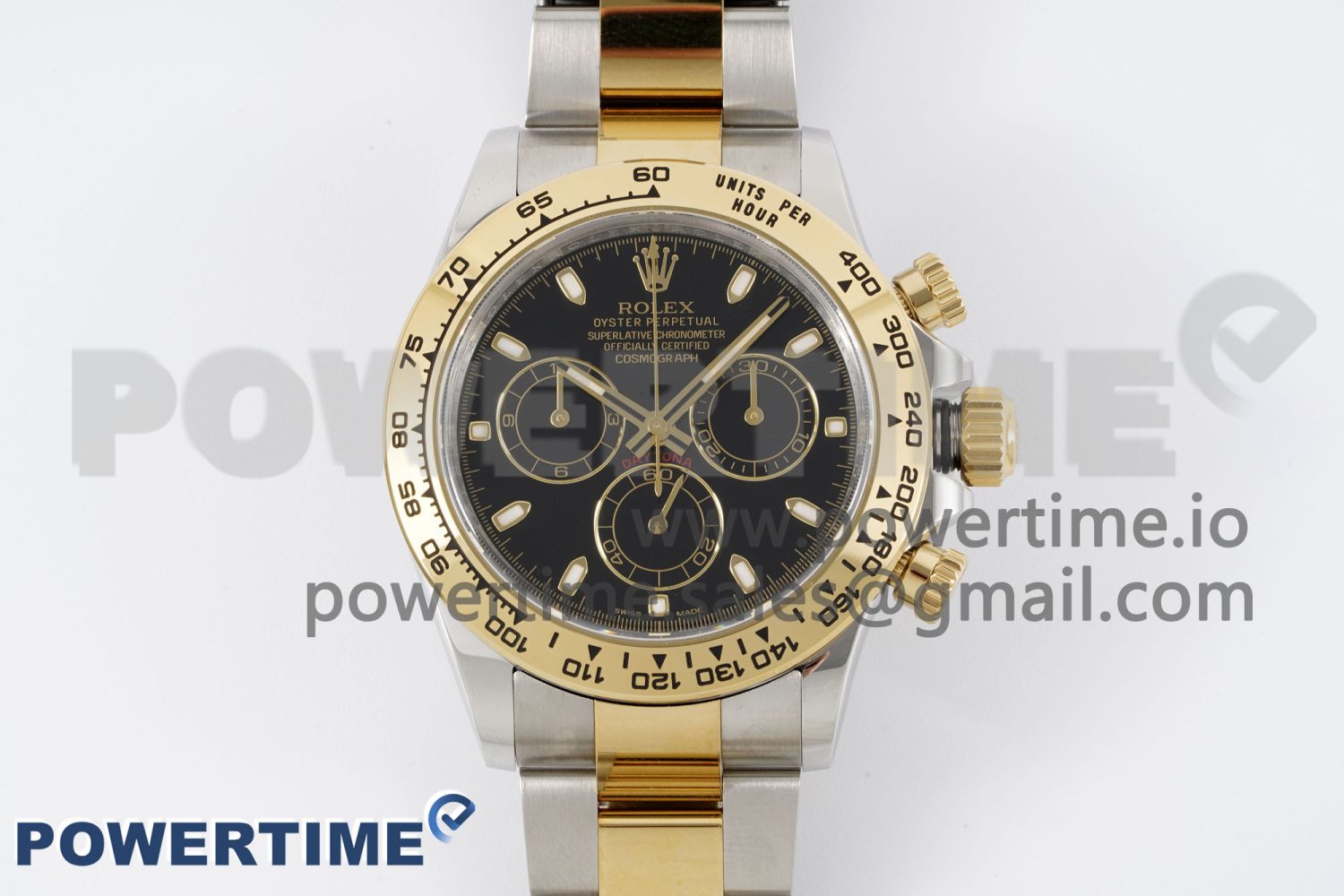Daytona 116503 Clean 1:1 Best Edition Black Dial on YG/SS Bracelet SA4130 V2 - Image 1