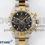 Daytona 116503 Clean 1:1 Best Edition Black Dial on YG/SS Bracelet SA4130 V2